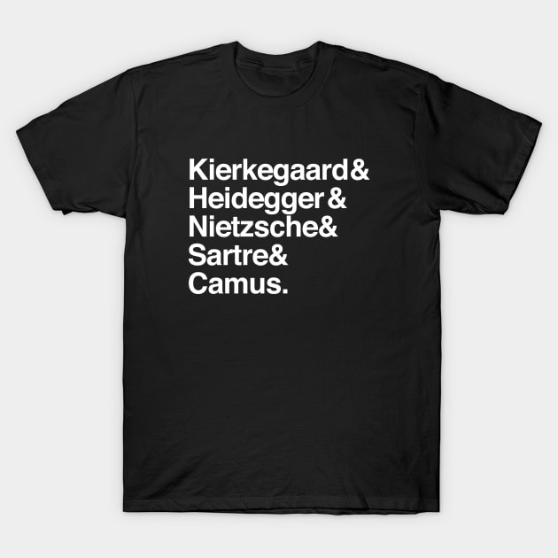 Philosopher list T-Shirt by Periaz